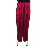 'Baggy Pirate Pants' - Silk Red