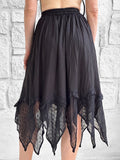 'Folly' Lace Skirt - Black