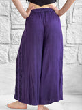 'Palazzo Pants' Indian Rayon - Purple