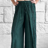 'Palazzo Pants' Indian Rayon - Green