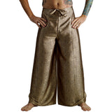 'Wrap Pants' Pirate Silk - Gold - zootzu