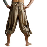 'Wrap Pants' Pirate Silk - Gold - zootzu