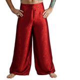 'Wrap Pants' Silk Red - zootzu