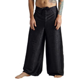 'Wrap Pants' Silk Black - zootzu