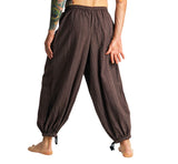 Baggy Pirate Pants - Striped Brown - zootzu