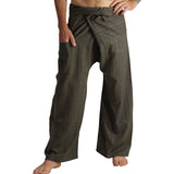 Thai Fisherman Pants - Striped Green - zootzu