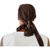 'Pirate Bandana' Medieval Hat - Stone Brown - zootzu