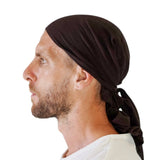 'Pirate Bandana' Medieval Hat - Brown - zootzu