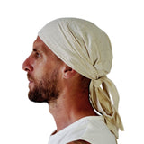 'Pirate Bandana' Medieval Hat - Natural - zootzu