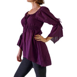 'Juliet' Pirate Chemise - Purple - zootzu