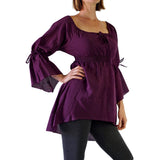 'Juliet' Pirate Chemise - Purple - zootzu