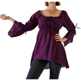 'Juliet' Pirate Chemise - Purple - zootzu