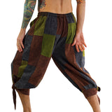 'Buccaneer' Pirate Pants - Stonewashed Patchwork - zootzu