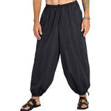 Baggy Pirate Pants - Striped Black - zootzu