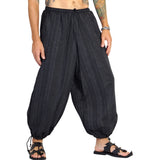 Baggy Pirate Pants - Striped Black - zootzu