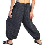 Baggy Pirate Pants - Striped Black - zootzu