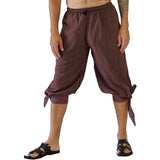 'Buccaneer' Pirate Pants - Striped Brown - zootzu