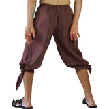 'Buccaneer' Pirate Pants - Striped Brown - zootzu