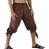 'Buccaneer' Pirate Pants - Striped Brown - zootzu