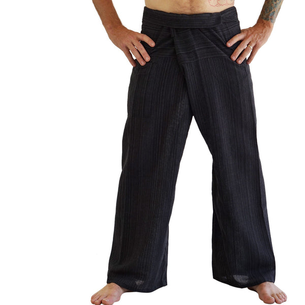 Thai Fisherman Pants - Striped Black - zootzu