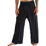 Thai Fisherman Pants - Striped Black - zootzu