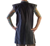 Long Pirate Vest - Black/Stone Black - zootzu