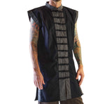 Long Pirate Vest - Black/Stone Black - zootzu