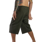 'Short Thai Fisherman Pants' - Green