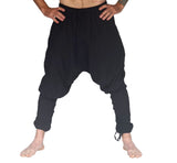 'Scallywag' Pants, Pirate, Harem, Jester - Solid Black - zootzu