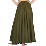 'Sadie' Renaissance Festival, Steampunk, Long Flowing Skirt - Green