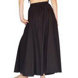 'Sadie' Renaissance Festival, Steampunk, Long Flowing Cotton Skirt - Black