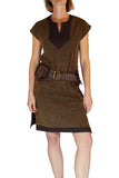 'Astrid' Viking Princess Shirt - Stone Brown