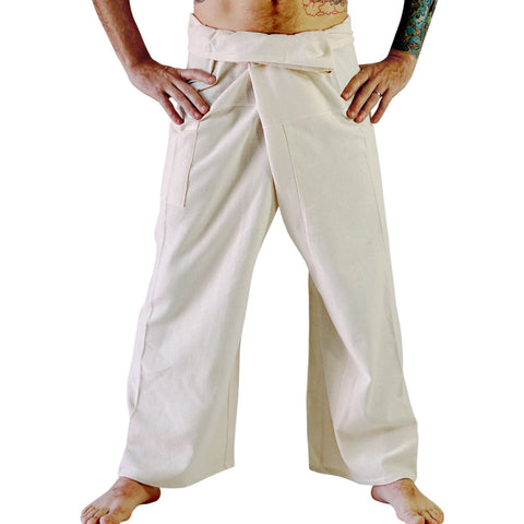 'Thai Fisherman Pants' - Cream