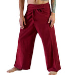 Thai Fisherman Pants - Dark Red - zootzu