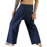 Thai Fisherman Pants - Blue/Grey - zootzu