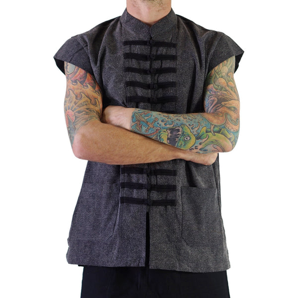 Naval Vest - Stonewashed Gray - zootzu