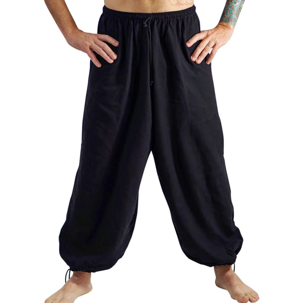 Baggy Pirate Pants - Black - zootzu