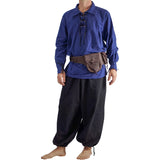 Baggy Pirate Pants - Black - zootzu