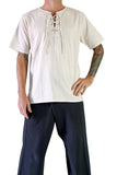 'Freeman' Medieval Viking Shirt - CREAM - zootzu