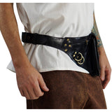 'Satchel' Leather Utility Belt  - Black - zootzu