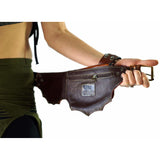 Grande' Boho  Leather Utility Belt - Brown - zootzu