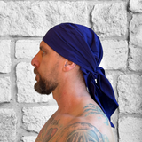 'Pirate Bandana' Medieval Hat - Dark Blue