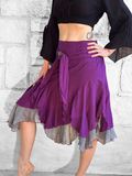 'Willow Two Layer' Skirt - Purple with Underskirt