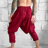 'Scallywag' Pants, Pirate, Harem, Jester - Dark Red