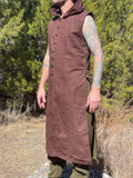 'Medieval Duster' Renaissance Festival Costume Long  - Brown/Green