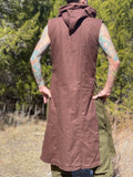 'Medieval Duster' Renaissance Festival Costume Long  - Brown/Green