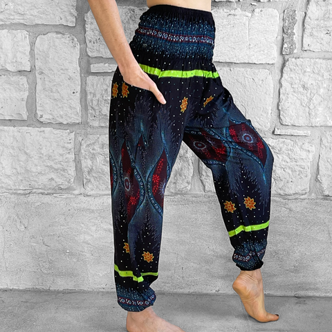 'Peacock' Harem Pants - Assorted Colors