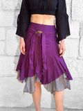 'Willow Two Layer' Skirt - Purple with Underskirt