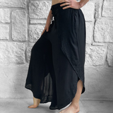 SALE! Split Pants - Solid Black