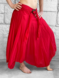 'Willow' Pirate Skirt Long Cut - Red